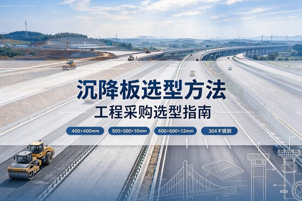 剑河沉降板选择方法