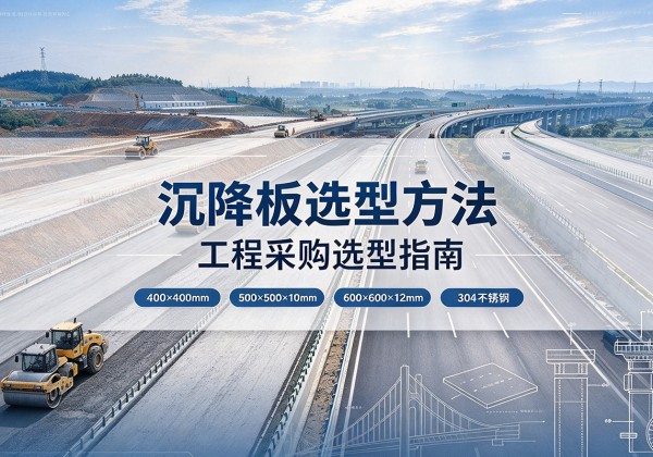 剑河沉降板选择方法